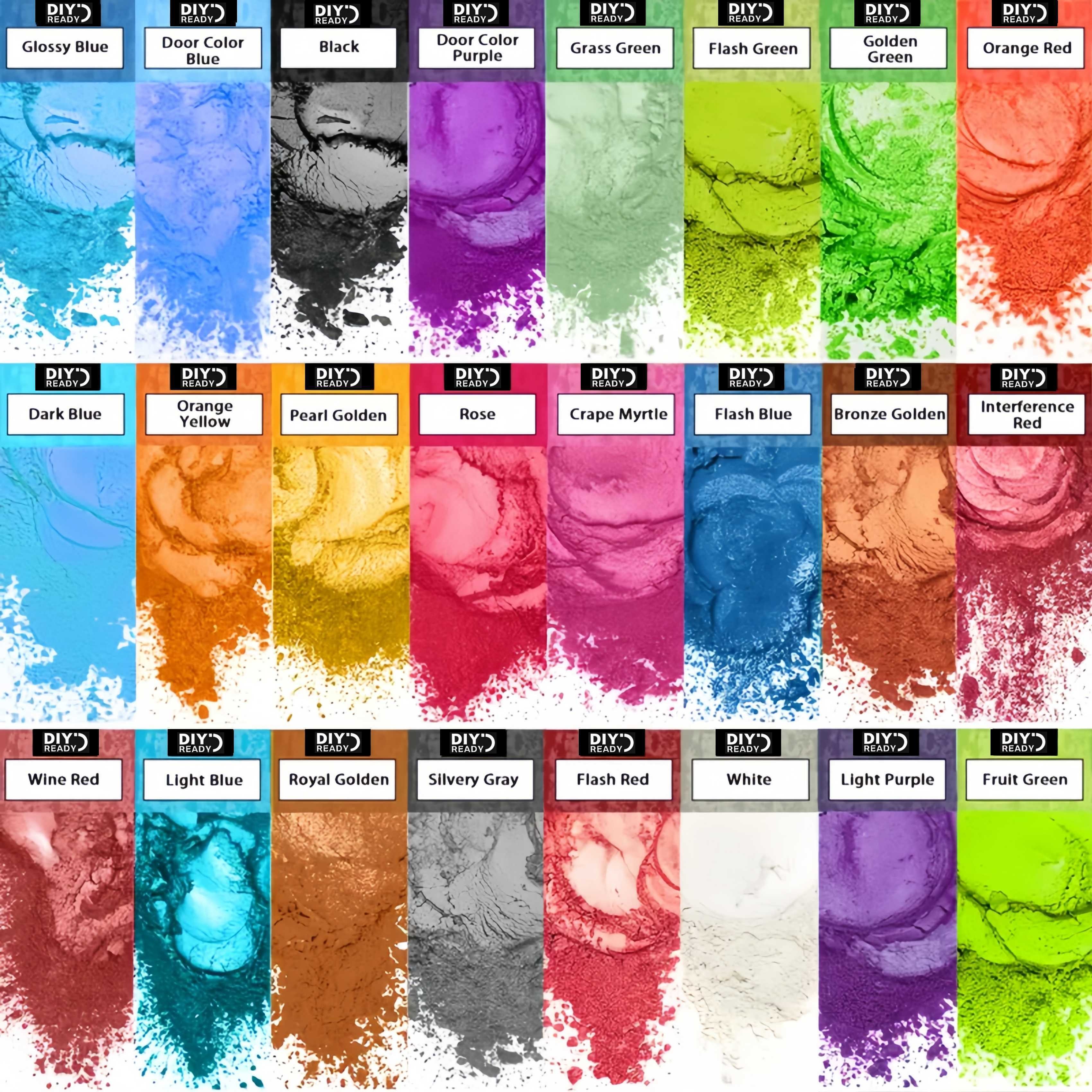 Candle Dye Chip - 24 Colors/8 Colors 5g 0.18oz Pearlescent