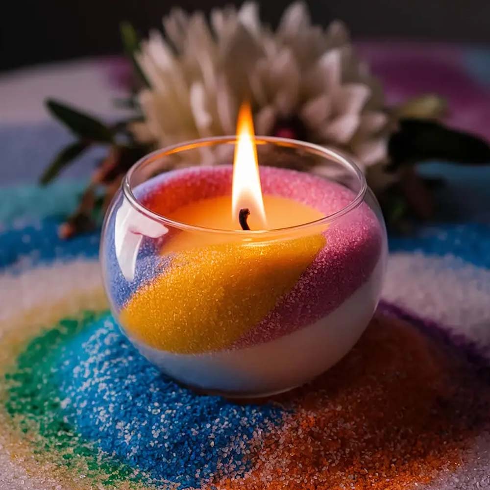 Candle Making Wicks - 10 Colors/10g Sand Wax Candle Making
