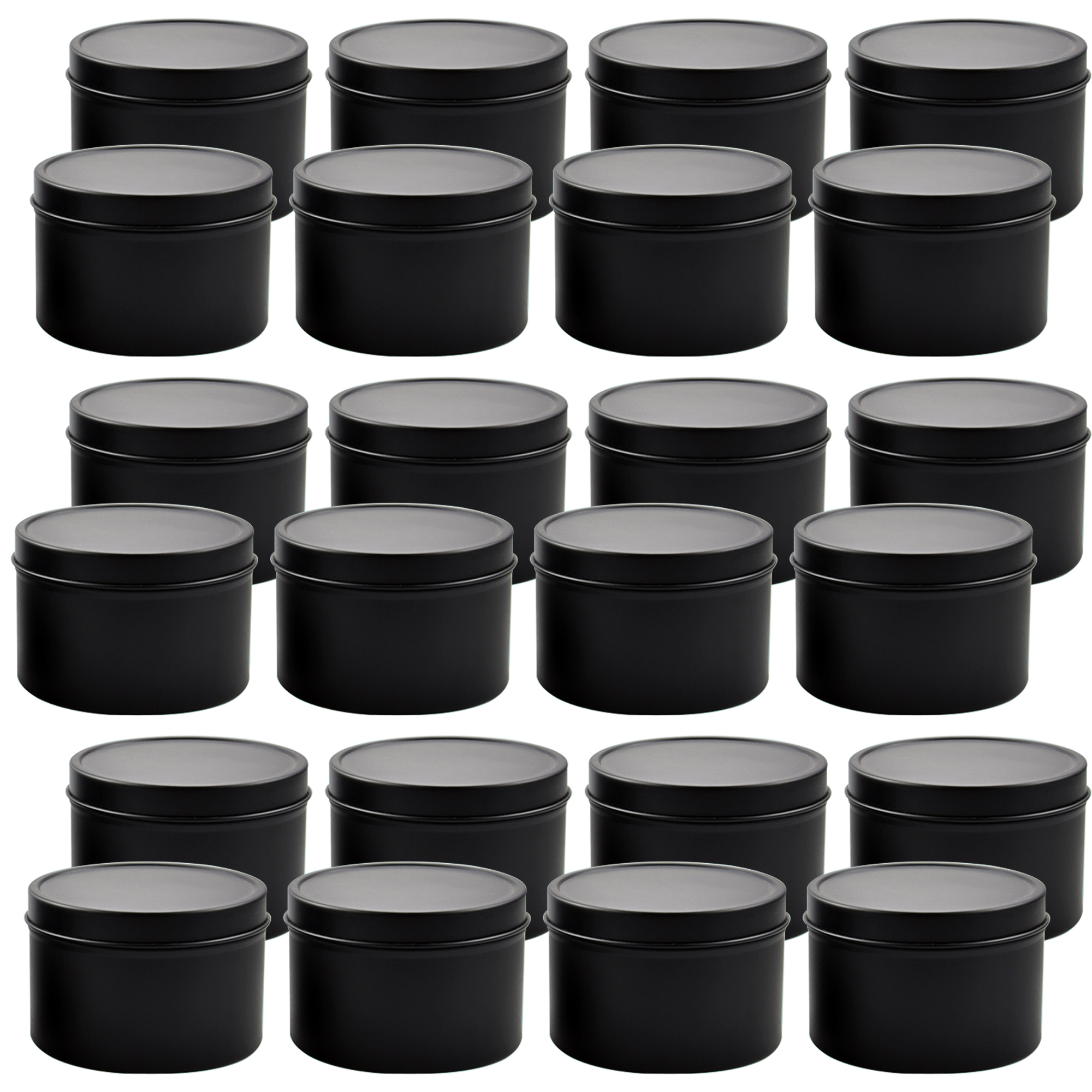Candle Making Jars - 4oz/ 8oz Candle tins with lids,Christmas