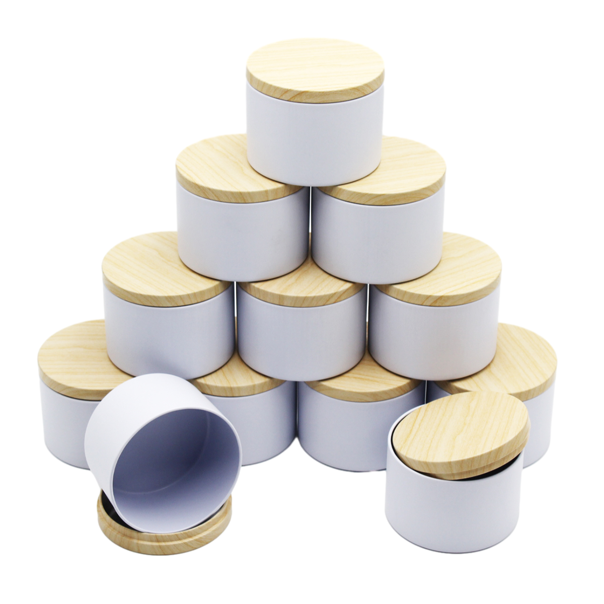 Candle Making Jars - 12pcs Candle Tins, 4oz Candle Containers
