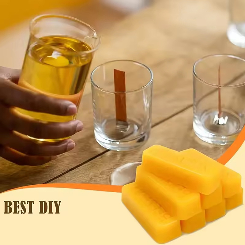 Candle Making Experience - 4/8pcs Pure Beeswax Blocks, High-Quality Waxing
