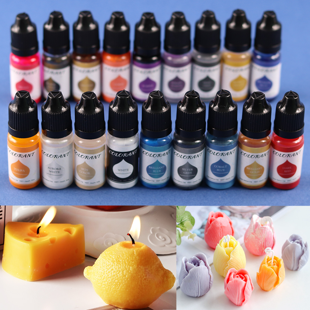 Candle Dye Chip - 24 Color 10ml Candle Soap Pigment