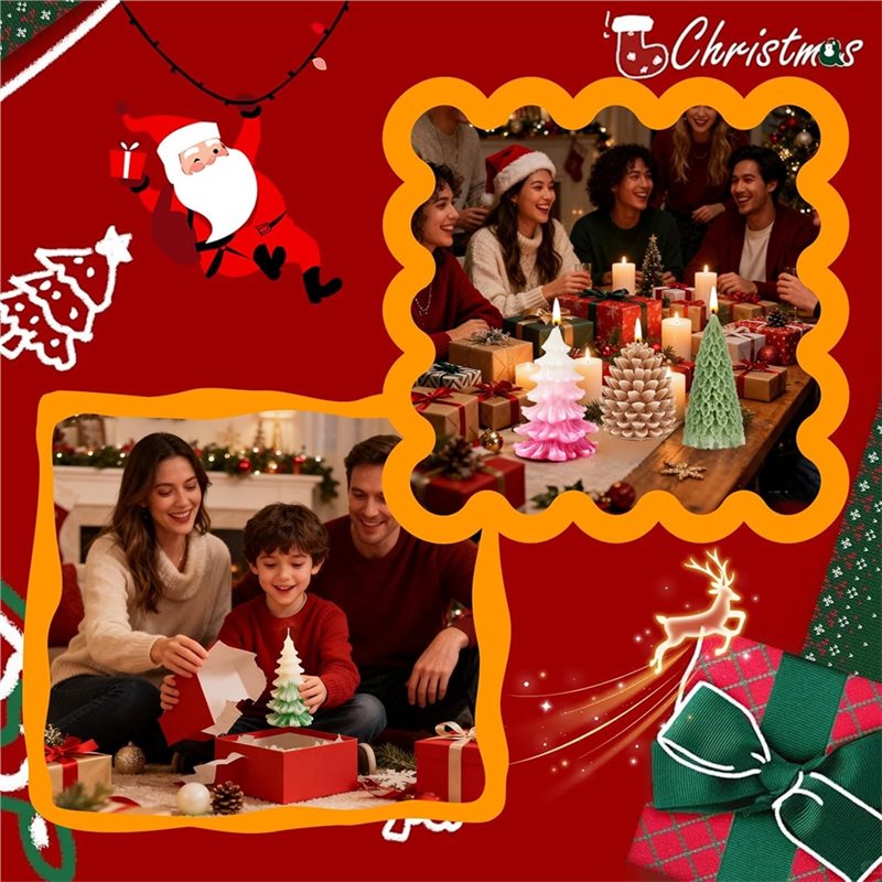 【ALLOWANCE】Christmas Tree For  - Xmas Candle Making recension och pris