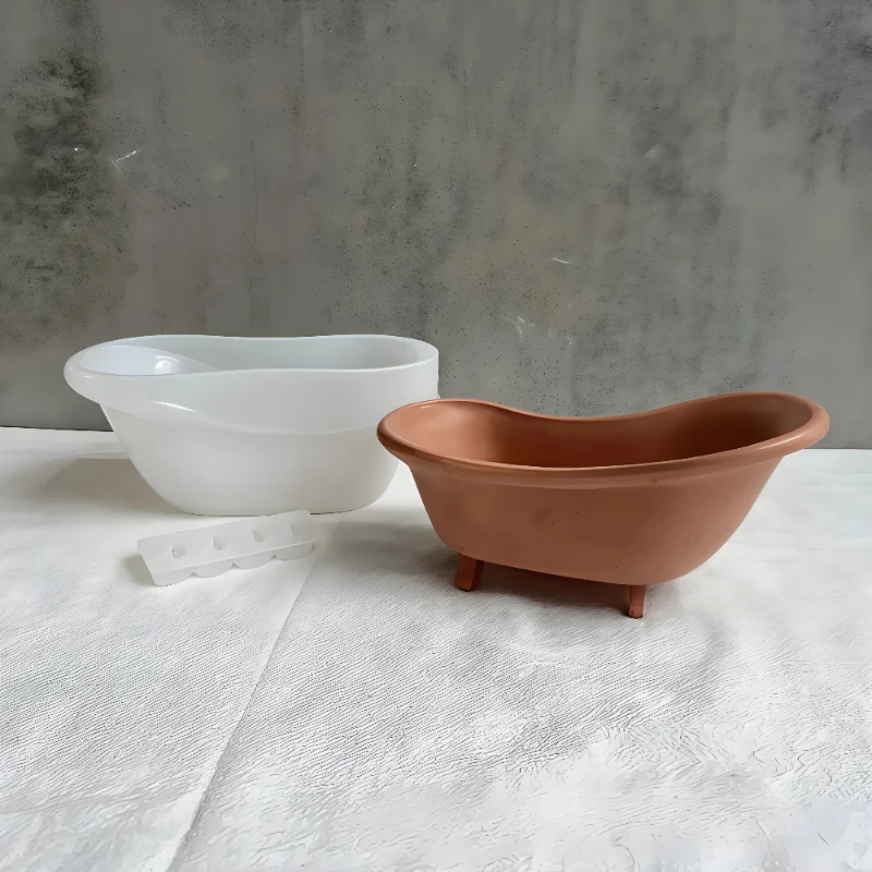 1pcs Bathtub Silicone Mold, Ba - Candle Making Jars recension och pris