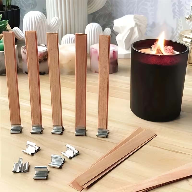 20pcs Wooden Candle Wicks with - Candle Making Wicks recension och pris