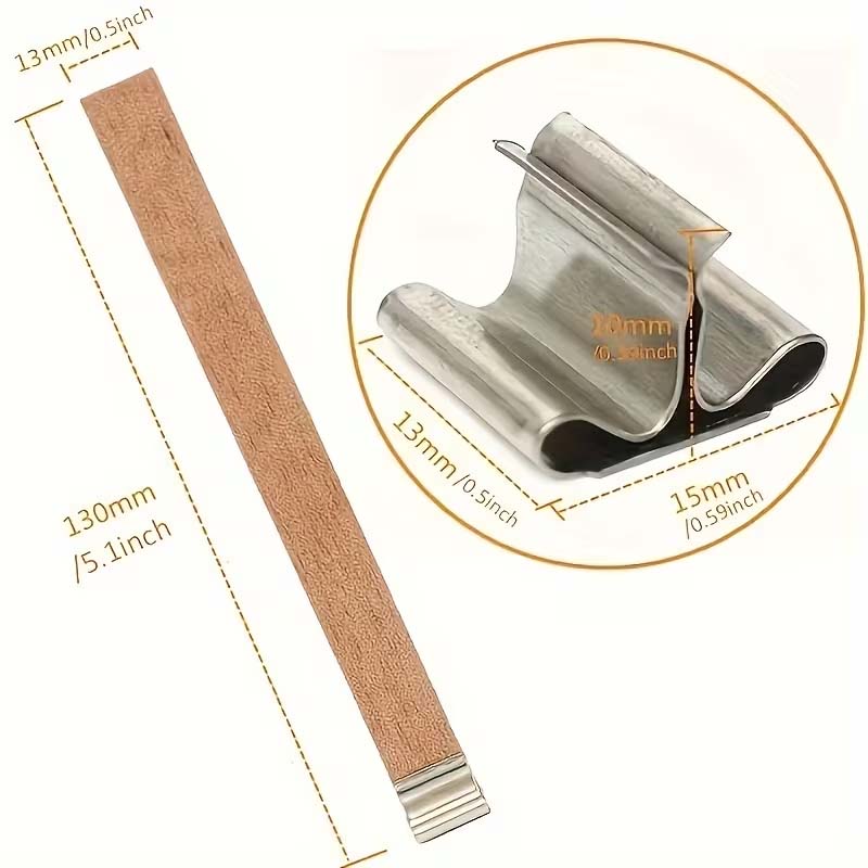 20pcs Wooden Candle Wicks with - Candle Making Wicks recension och pris