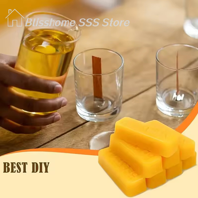 【S】4/8Pcs Pure Beeswax Blocks, - Candle Making Experience recension och pris