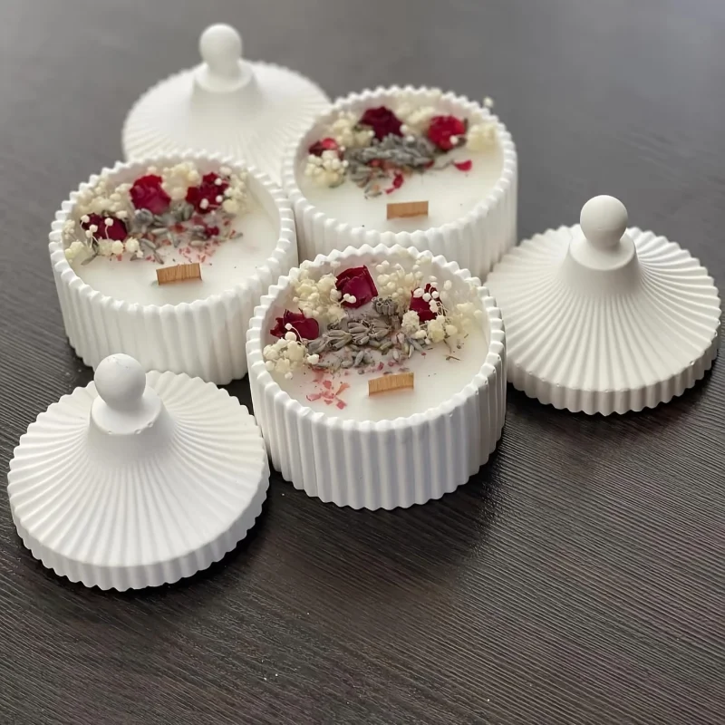 2026 Latest Models 2Pcs Silico - Candle Making Jars recension och pris