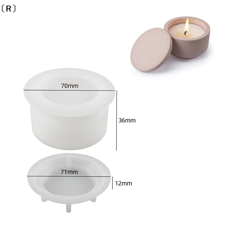 〔R〕1set DIY Candle Jar Silicon - Candle Making Jars recension och pris
