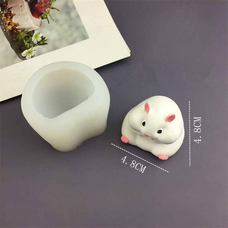 DIY Cute Hamster Mold Chocolat - Candle Making Tools recension och pris