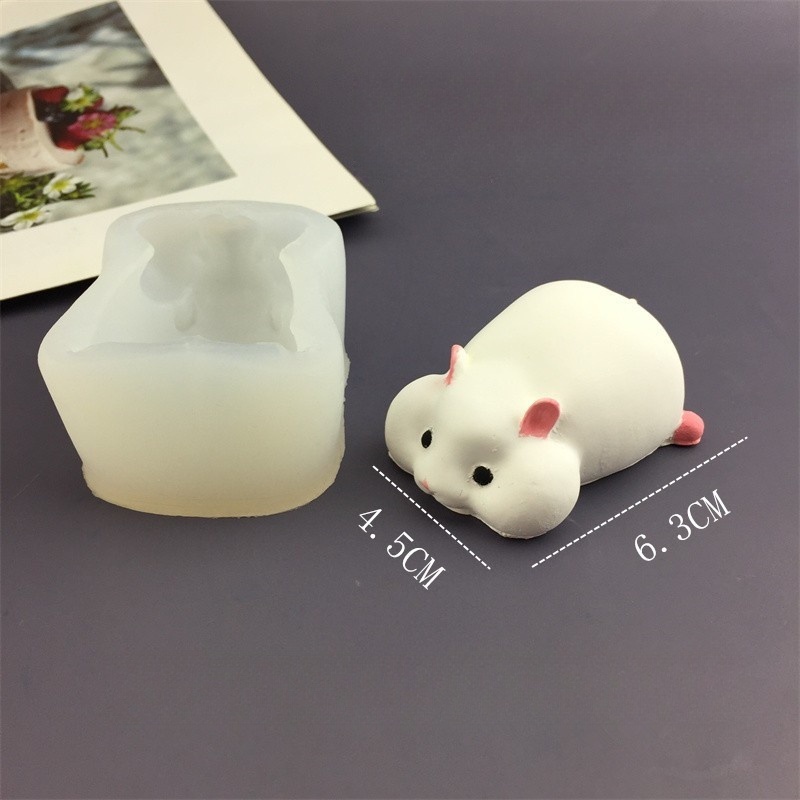 DIY Cute Hamster Mold Chocolat - Candle Making Tools recension och pris