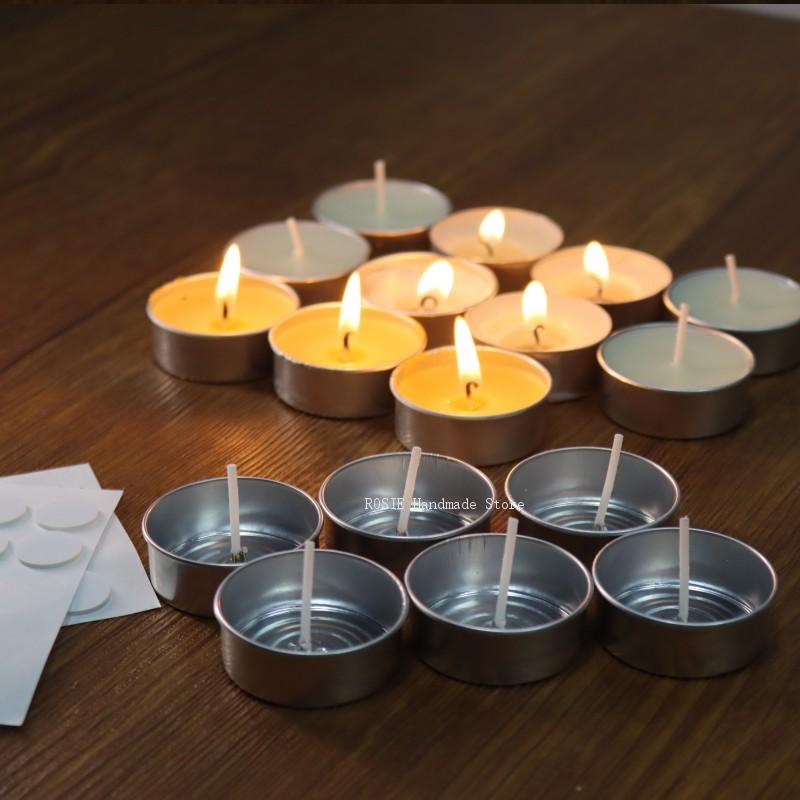 Empty Tea Wax Circular Aluminu - Candle Making Jars recension och pris