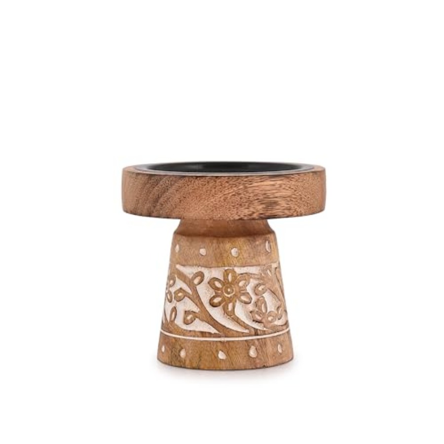 Mango Wood Candle Holders, Woo - Candle X recension och pris