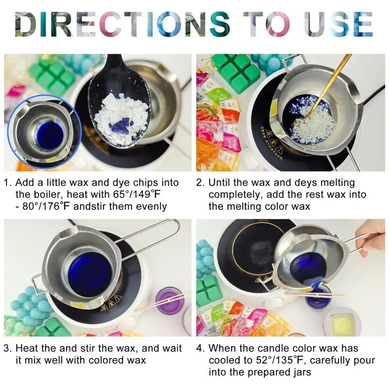 Candle Dye Kit - 16 Vibrant Co - Candle Dye Chip recension och pris