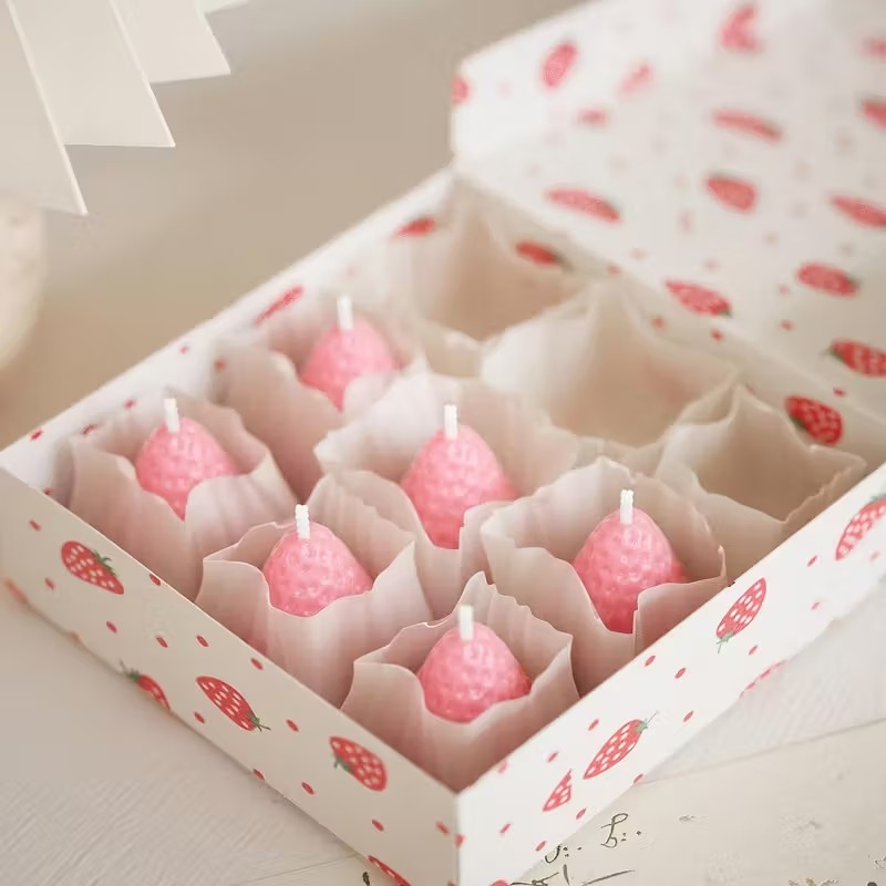 Strawberry Silicone Candle Mol - Candle Making Tools recension och pris