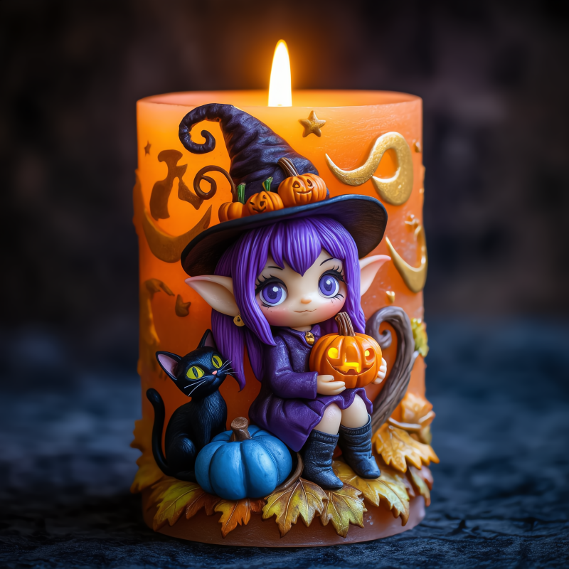 Witch Silicone Candle Mold Wit - Candle Making Tools recension och pris