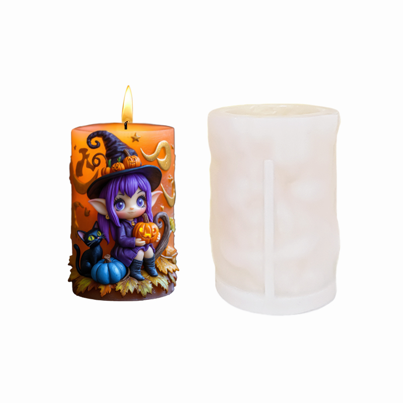 Witch Silicone Candle Mold Wit - Candle Making Tools recension och pris
