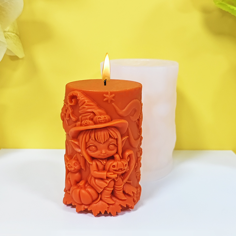 Witch Silicone Candle Mold Wit - Candle Making Tools recension och pris