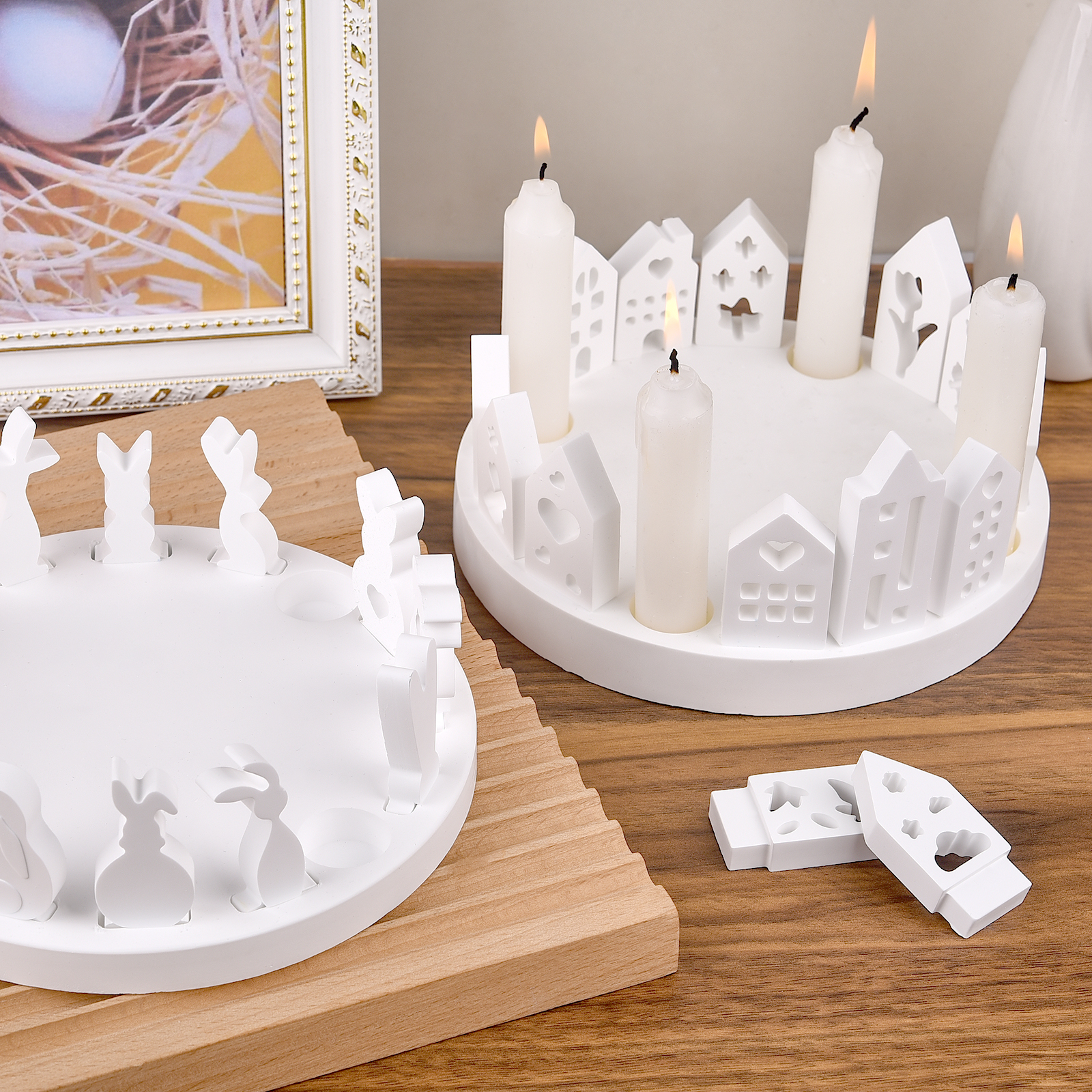 Hollow House Rabbit Candle Hol - Candle Making Tools recension och pris