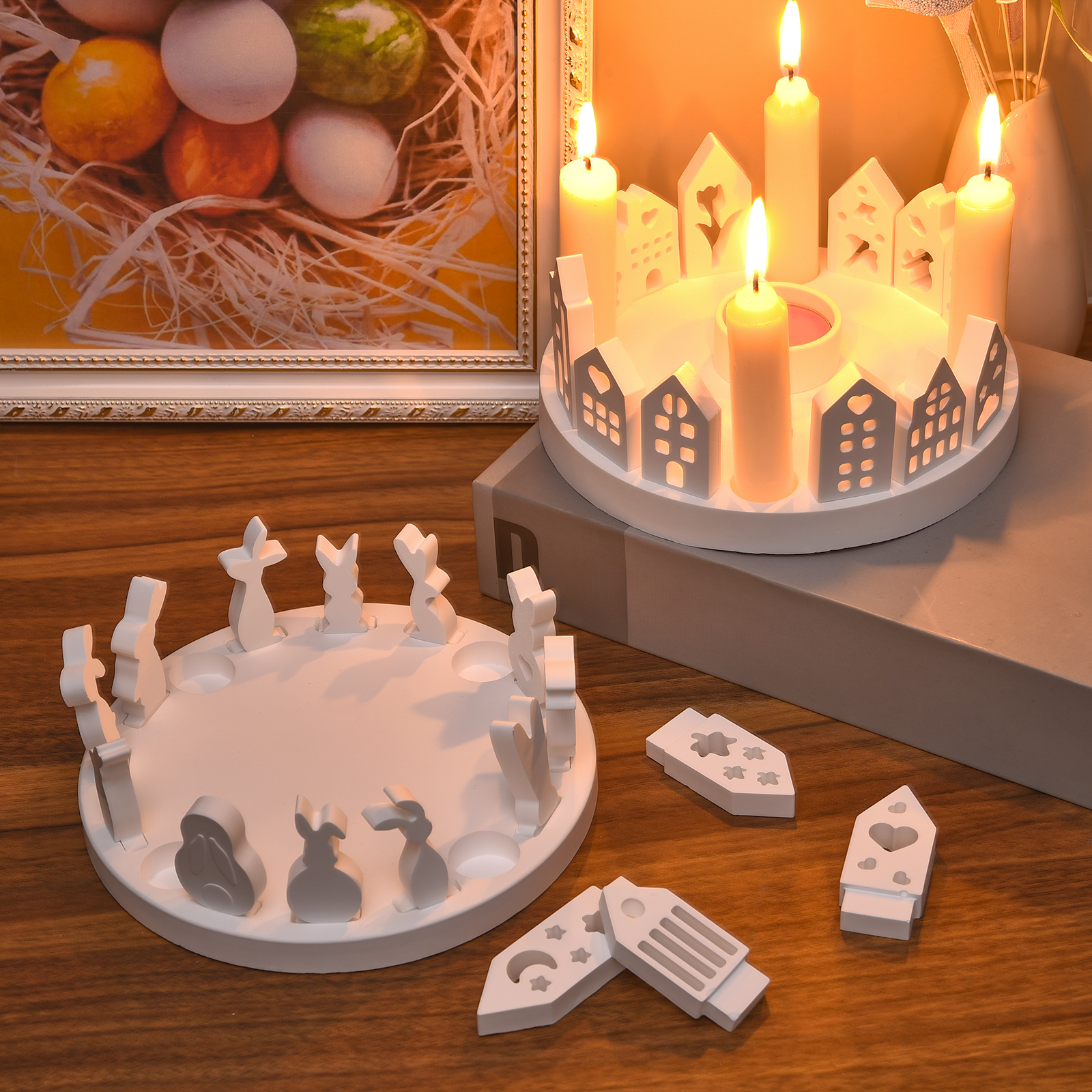 Hollow House Rabbit Candle Hol - Candle Making Tools recension och pris