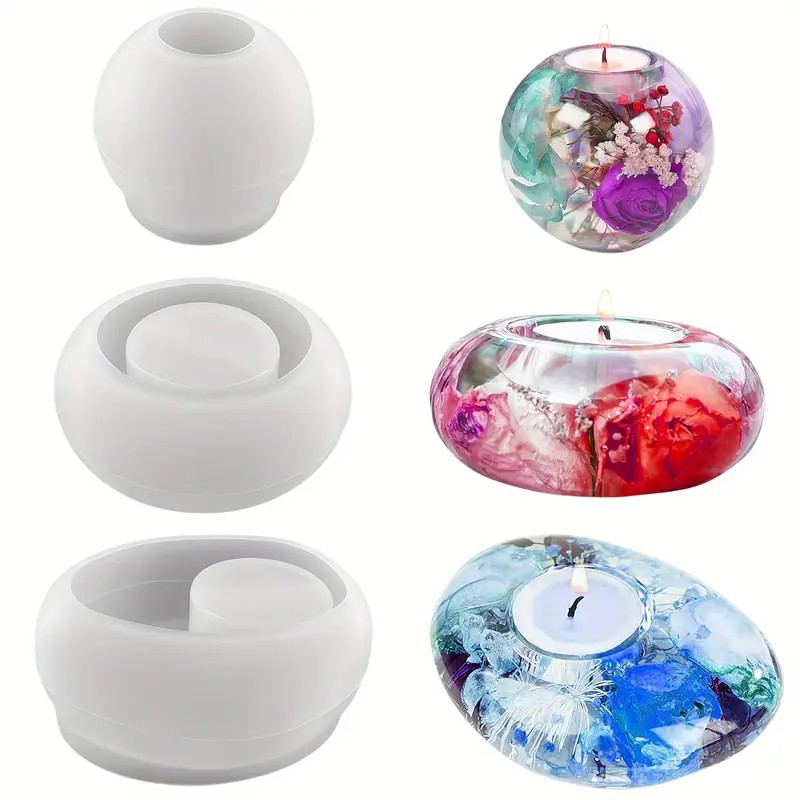 Tealight Candle Holder Resin S - Candle Making Jars recension och pris