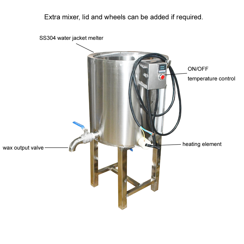 Electric 30KG Small Wax Melt M - Candle Making Machine Price recension och pris