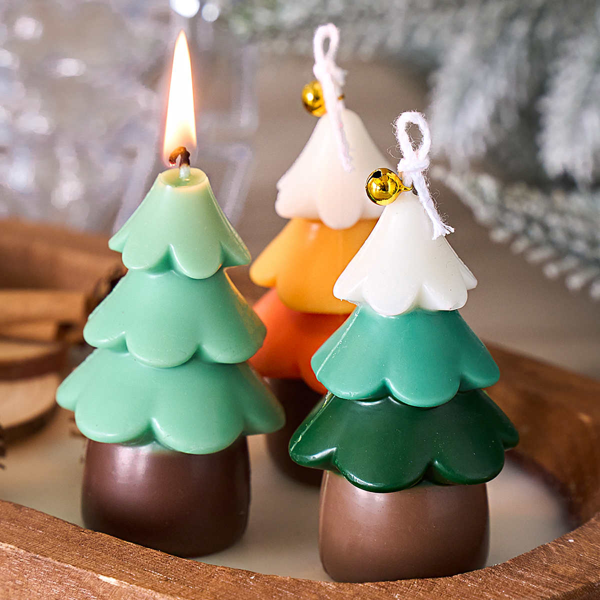 3D Christmas Tree Silicone Mol - Xmas Candle Making recension och pris