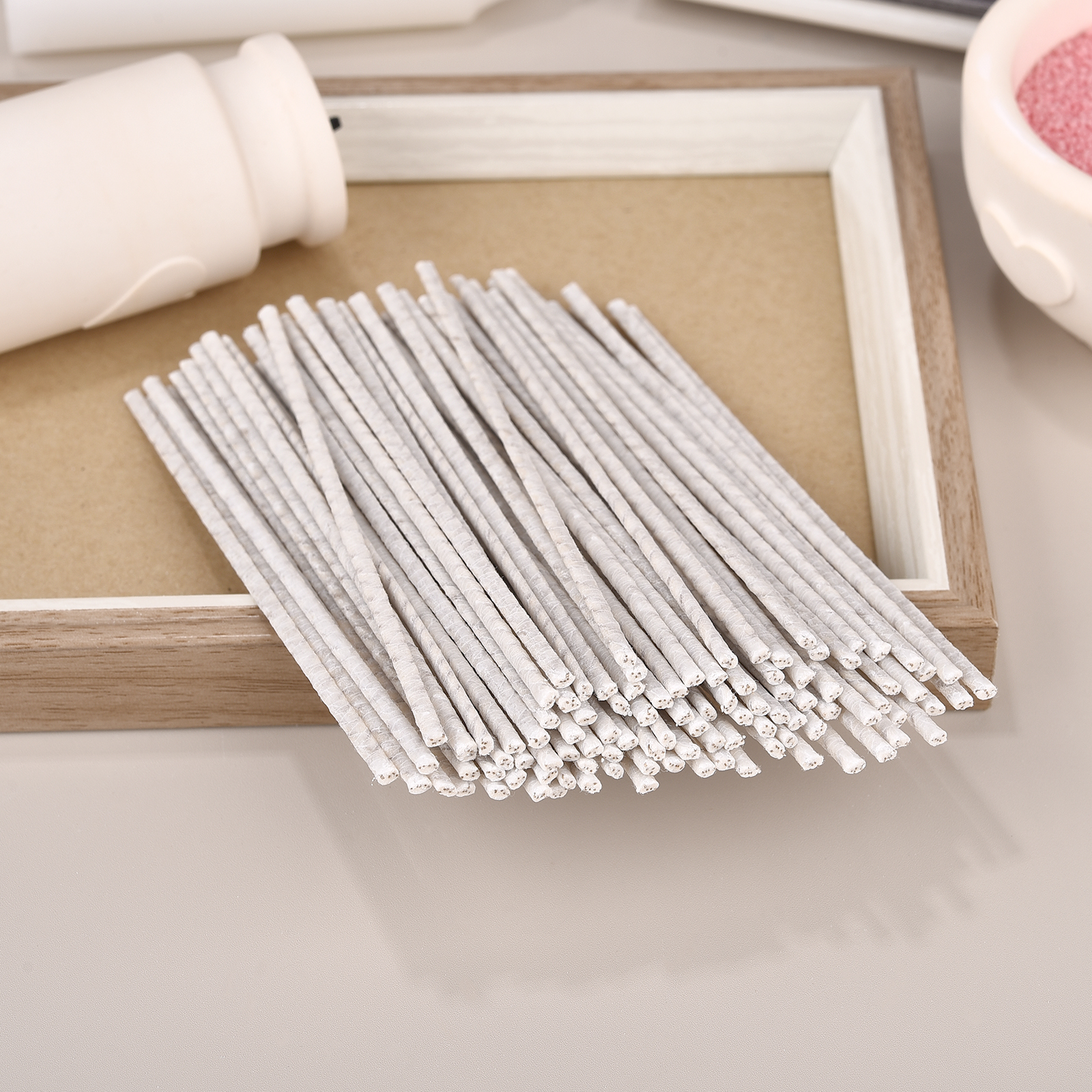100Pcs 6/10/15/20Cm Waxed Cott - Candle Making Wicks recension och pris