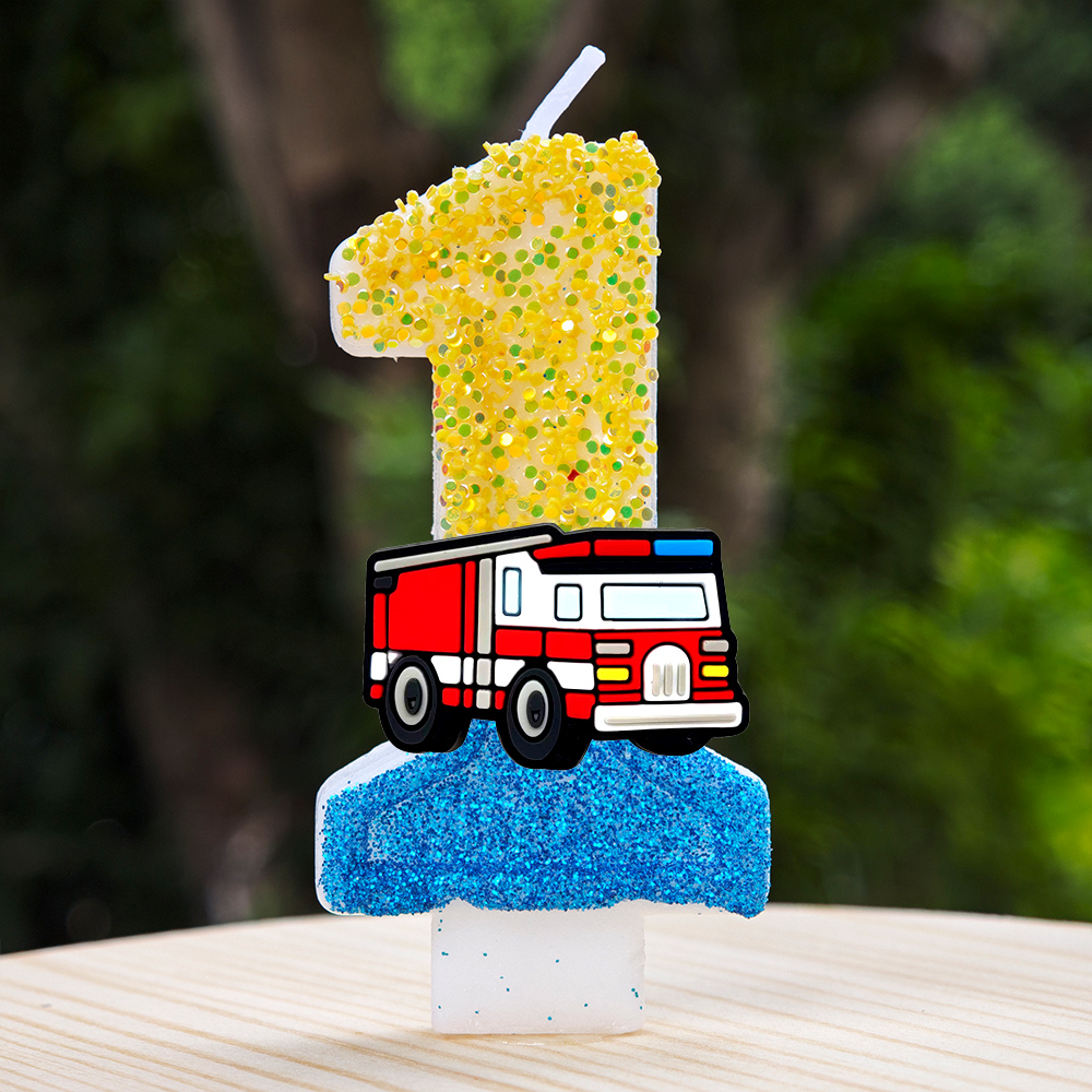Fire Engine Candle Cute Cartoo - Candle Making Experience recension och pris