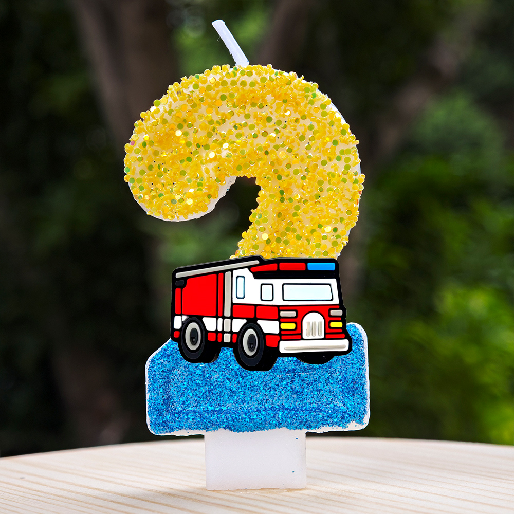 Fire Engine Candle Cute Cartoo - Candle Making Experience recension och pris