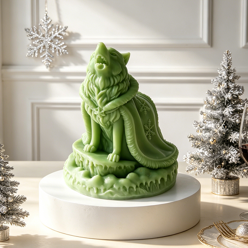 Christmas Snowflake Wolf Silic - Xmas Candle Making recension och pris
