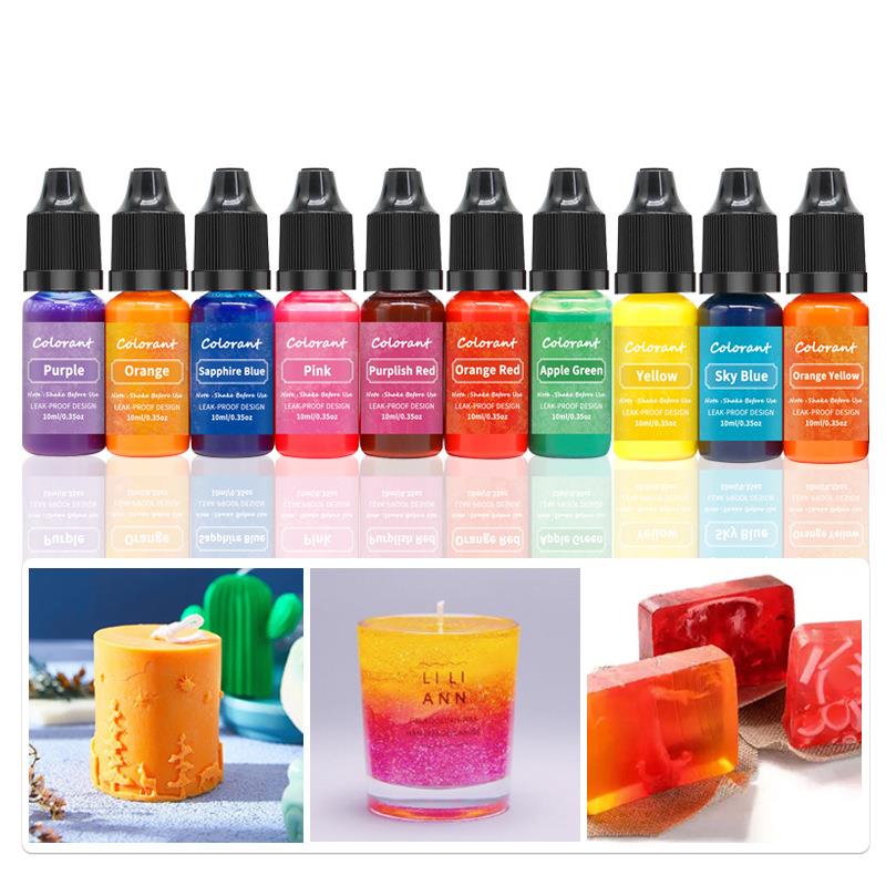 20 Colors 10ml Candle Wax Pigm - Candle Dye Chip recension och pris