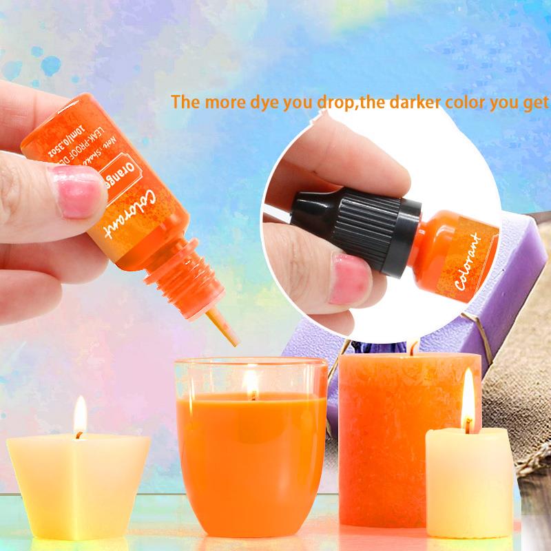 20 Colors 10ml Candle Wax Pigm - Candle Dye Chip recension och pris