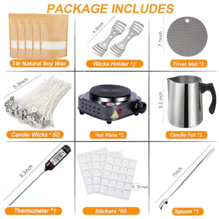 Candle Making Kit with for Adu - Candle Making Wicks recension och pris