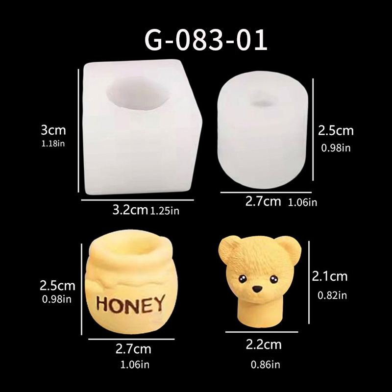 1 piece, Teddy Bear Aromathera - Candle Making Jars recension och pris