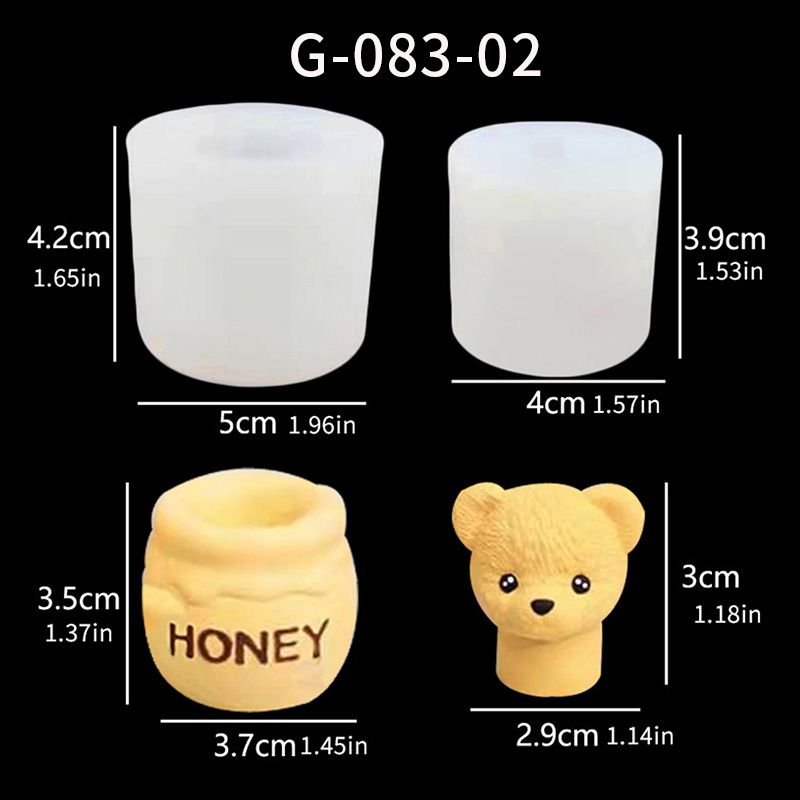 1 piece, Teddy Bear Aromathera - Candle Making Jars recension och pris
