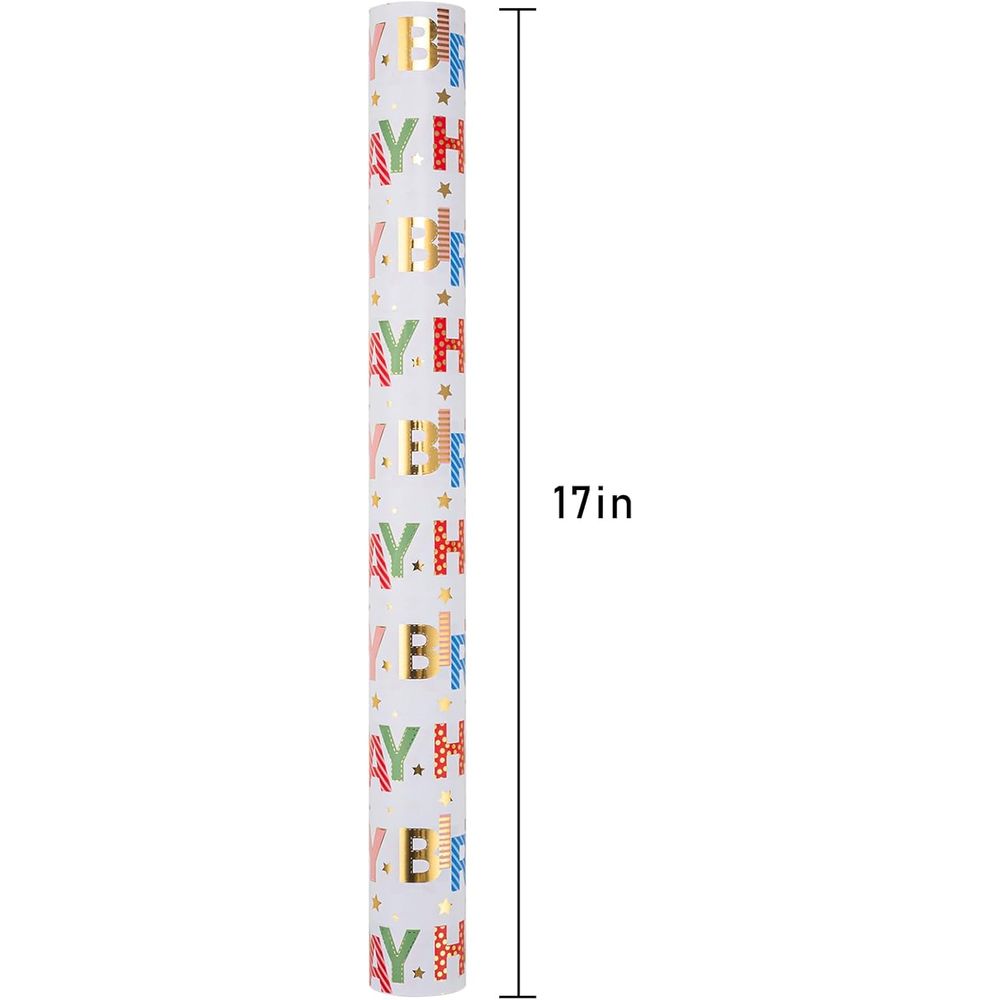 17in x 32.8ft Birthday Themed  - Candle X recension och pris