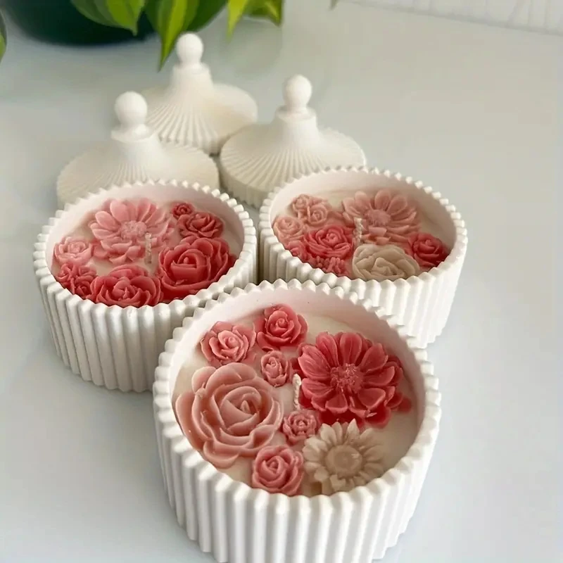 1 Set Silicone Candle Jar Mold - Candle Making Jars recension och pris