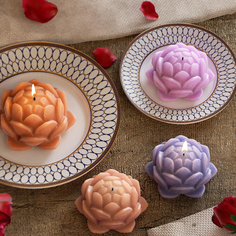 1PC Lotus Flower Candle Mold S - Candle Making Tools recension och pris
