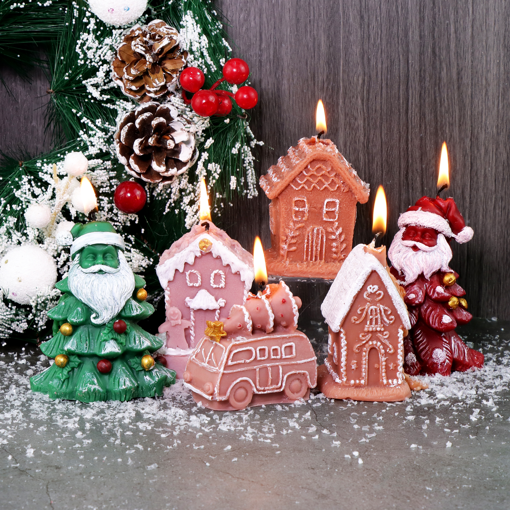 Christmas Dwarf Santa Mould Xm - Xmas Candle Making recension och pris