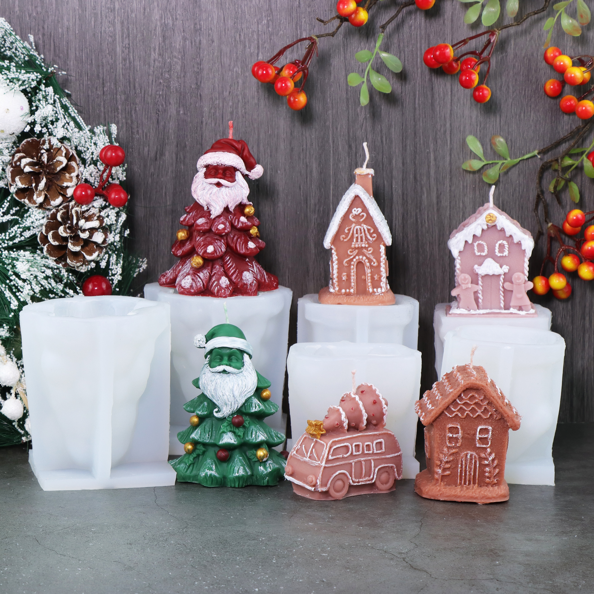 Christmas Dwarf Santa Mould Xm - Xmas Candle Making recension och pris