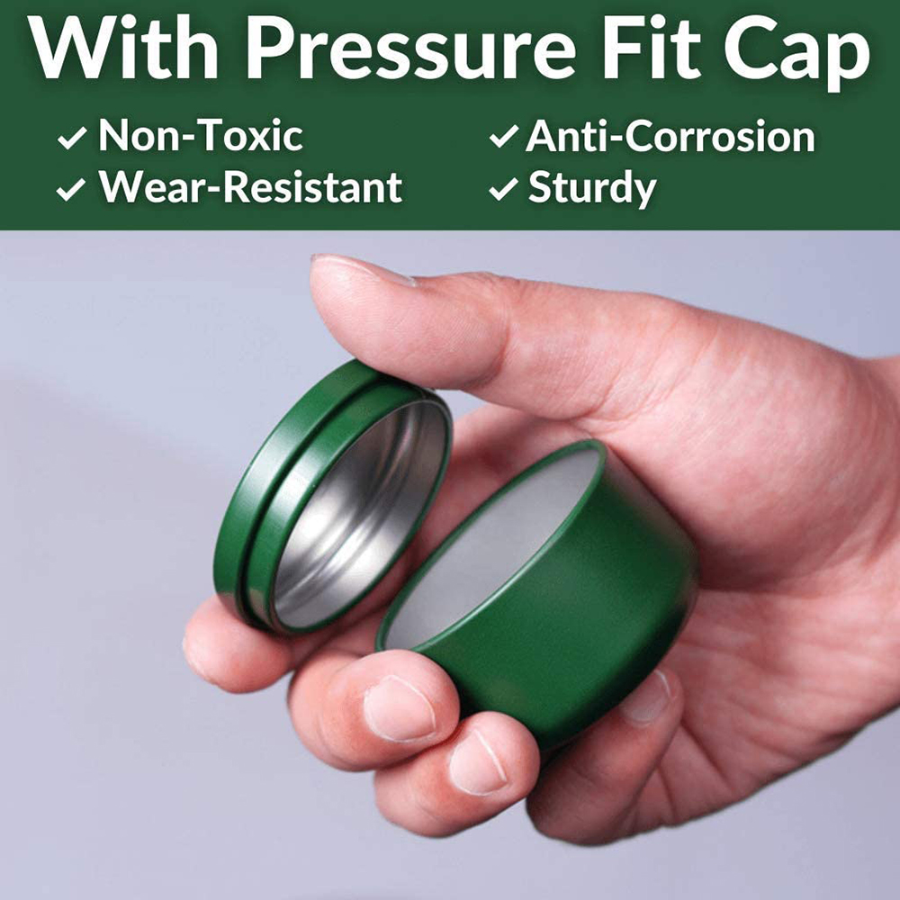 Tea Can with Airtight Lids Tin - Candle Making Jars recension och pris