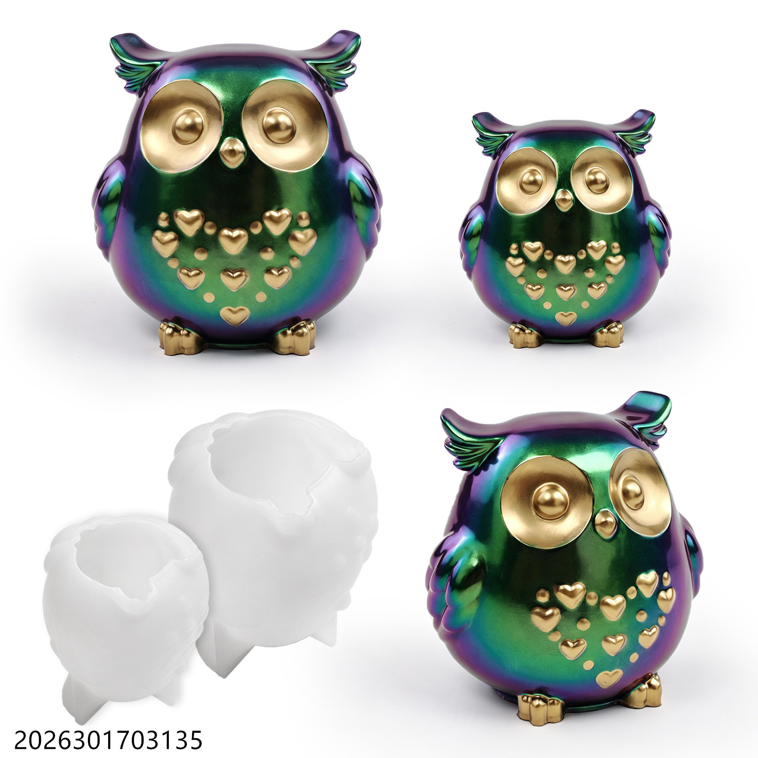 Owl Silicone Mold 3D Bird Shap - Candle Making Tools recension och pris