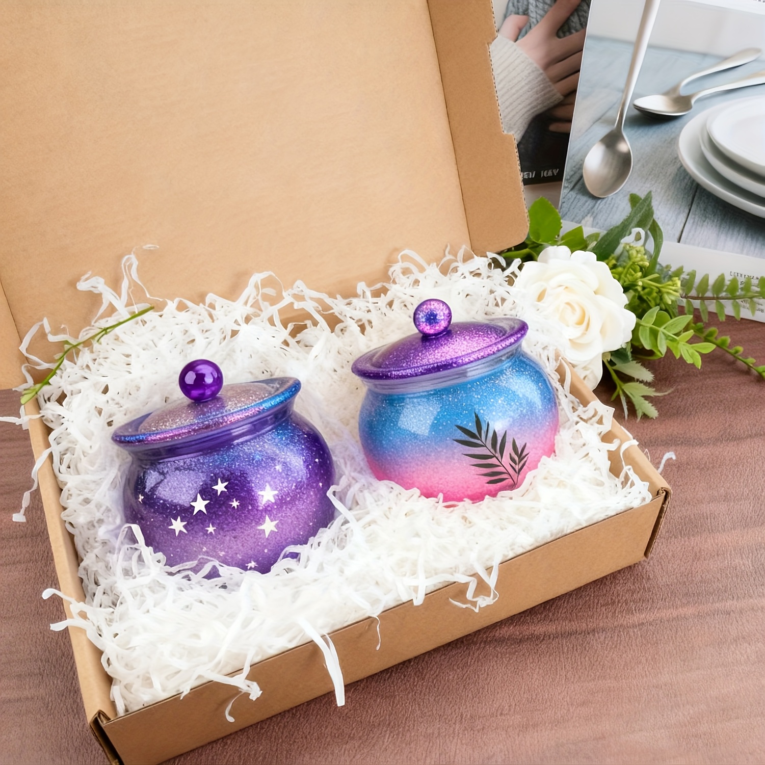1 set of round resin can molds - Candle Making Jars recension och pris