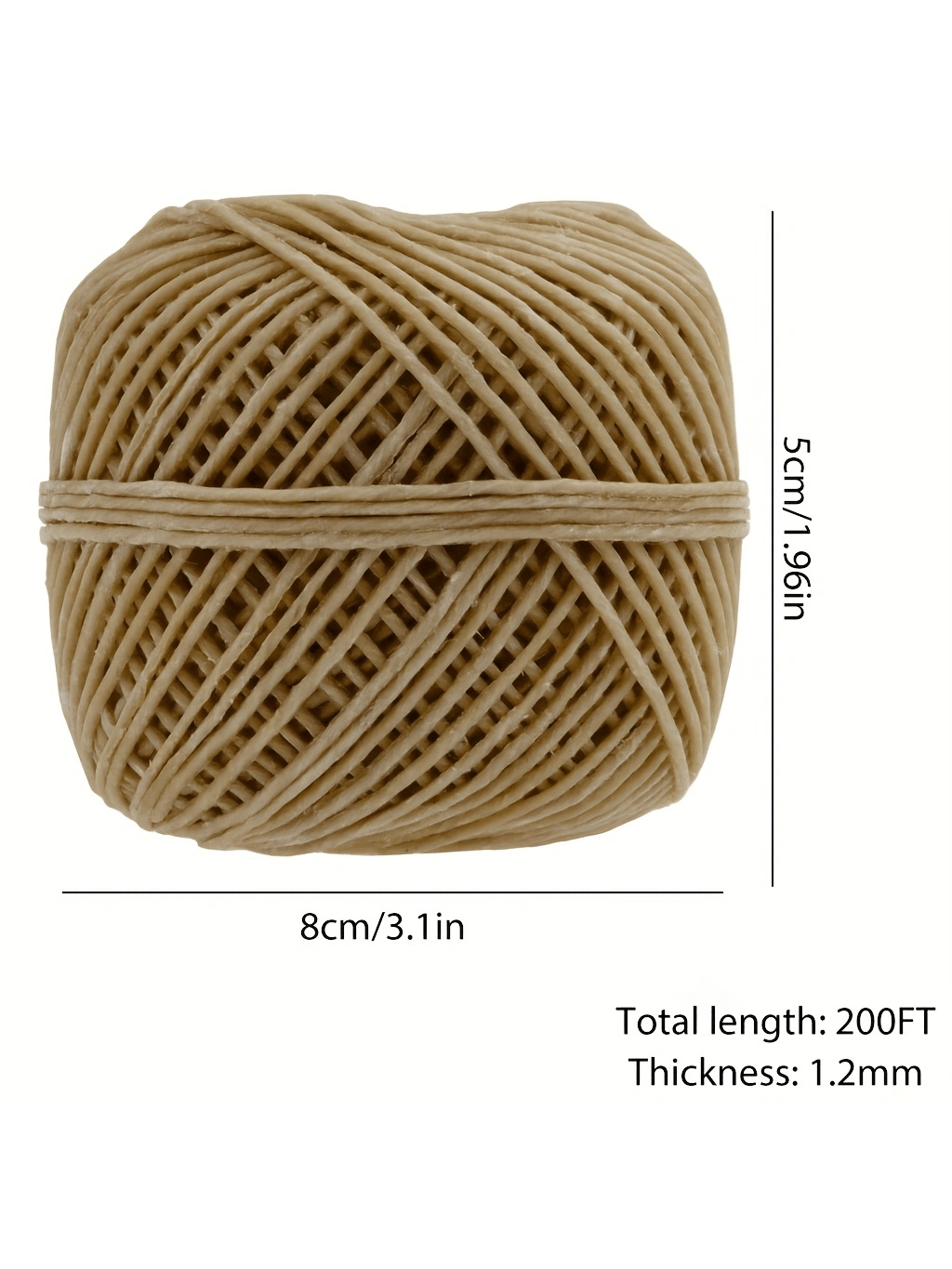 200 in Hemp Wick, Hemp Wick Co - Candle Making Wicks recension och pris