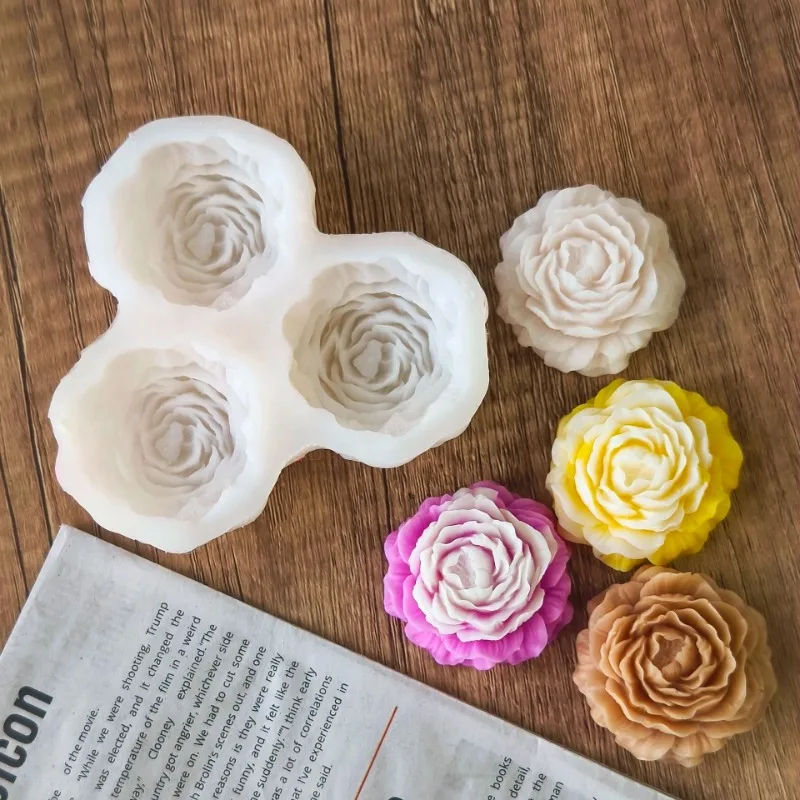 Peony Flower Candle Silicone M - Candle Making Tools recension och pris